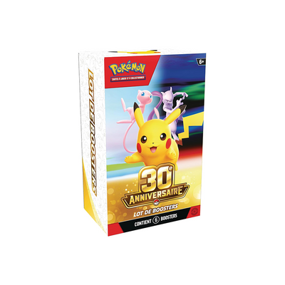 Pokémon – Bundle 6 boosters 30e Anniversaire – FR