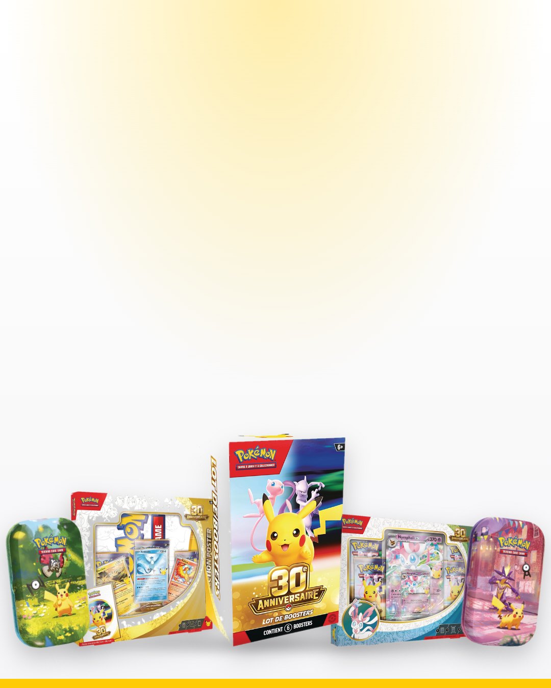 Produits Pokémon 30e Anniversaire en français