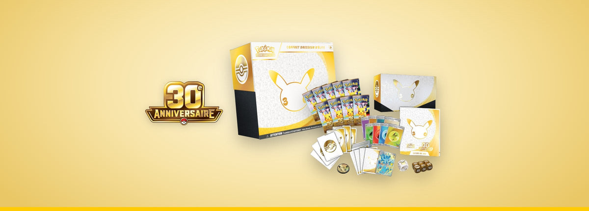 ETB Pokémon 30 ans : contenu du Coffret Dresseur d'Élite et différence avec la version Pokémon Center