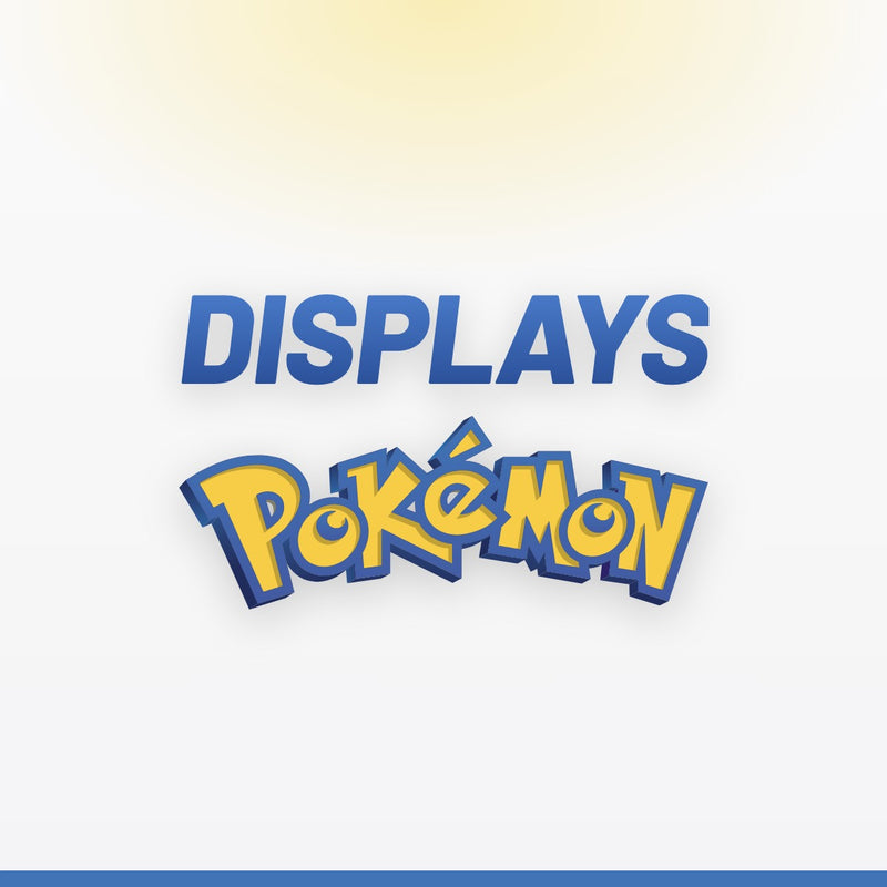 Visuel « Displays » avec le logo Pokémon