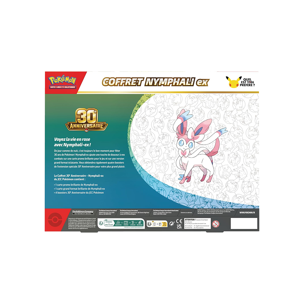 Pokémon – Coffret Nymphali-ex 30e Anniversaire – FR