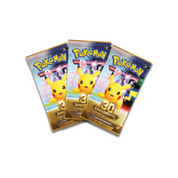 Les 3 boosters Pokémon 30e Anniversaire FR de la Collection Poster