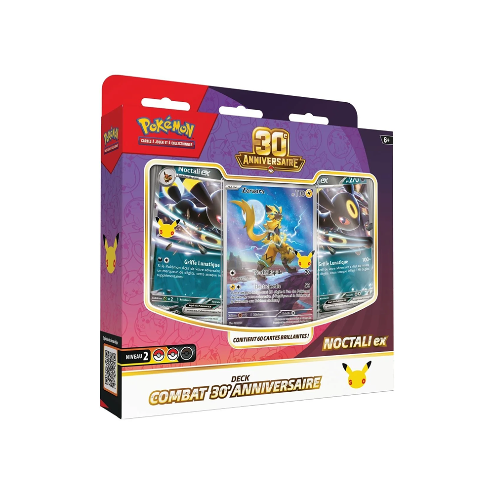 Pokémon – Deck de combat Noctali-ex 30e Anniversaire – FR