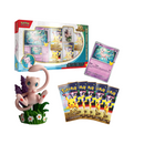 Contenu de la Collection figurine Mew 30e Anniversaire : figurine Mew, carte promo et 5 boosters