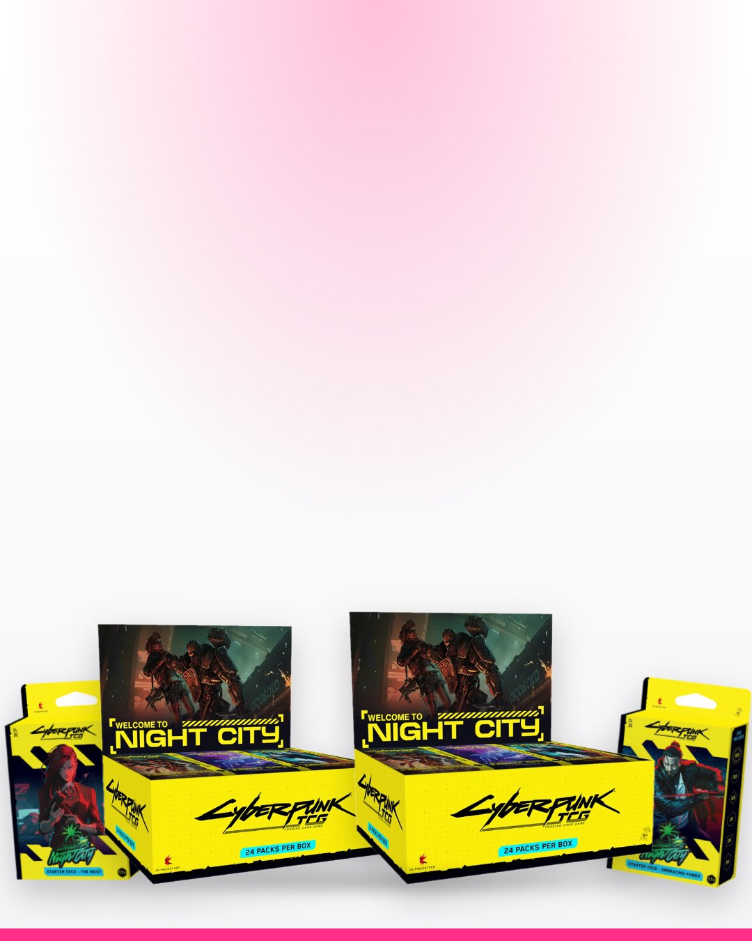 Displays et decks Cyberpunk TCG en précommande
