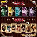 Cartes SSR et SR du display Demon Slayer Kayou : portraits des Piliers, Giyu, Shinobu, Muichiro, Mitsuri