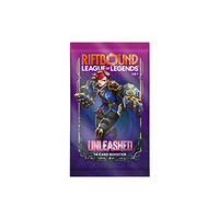Booster Riftbound Unleashed en anglais (14 cartes), vu de face
