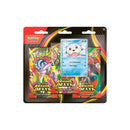 Tripack Pokémon Règne Delta (ME6) en français : 3 boosters et carte promo Otaria, vu de face